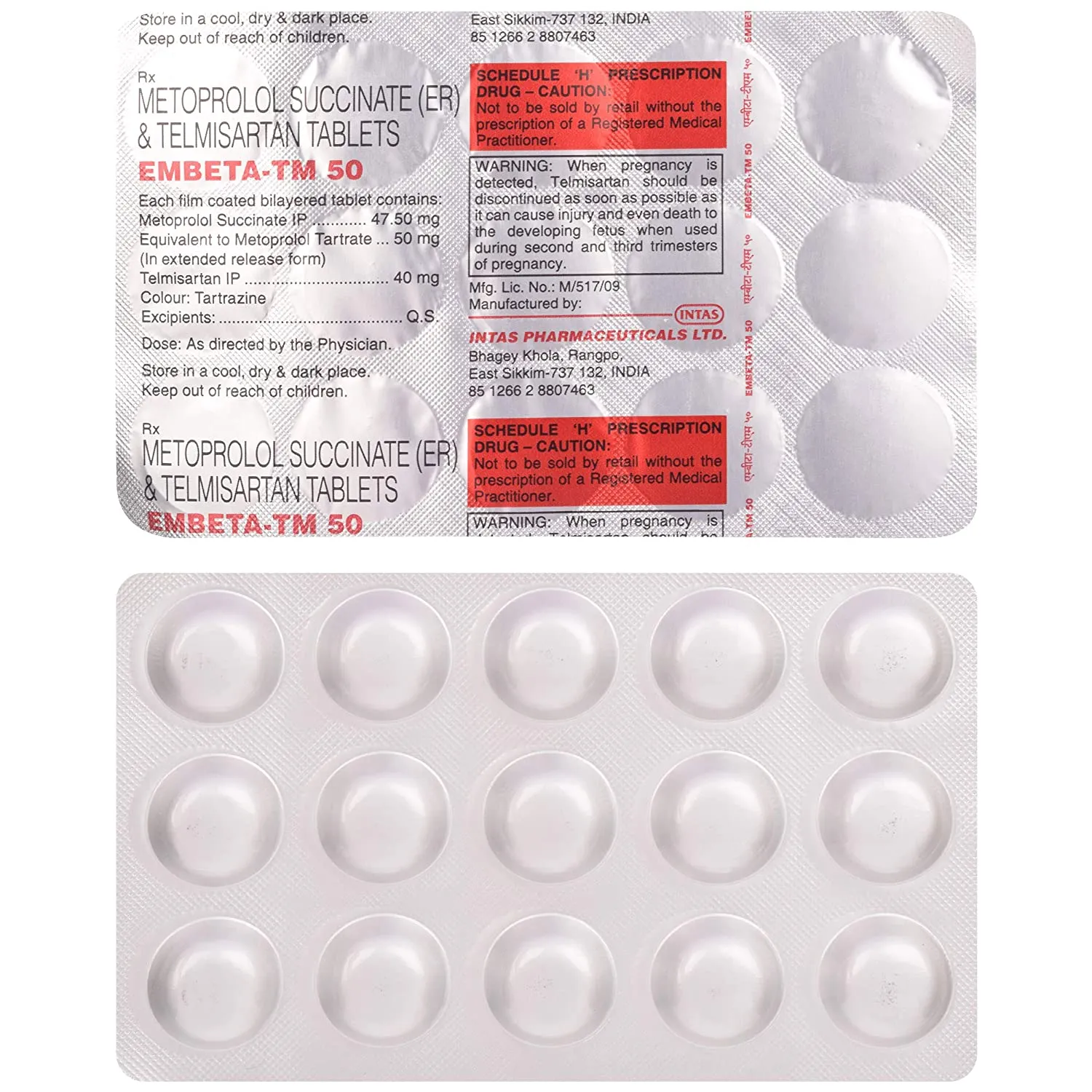 Embeta R 5 Embeta Tm 50 Tablet - Jeevandip