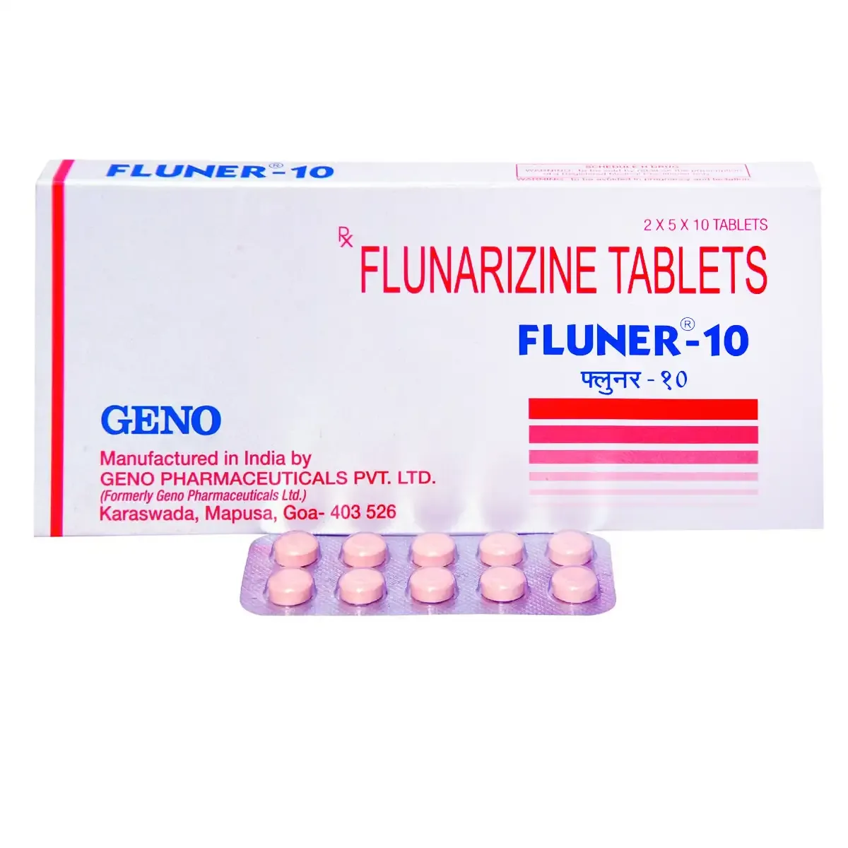 Fluner Fluner 10 Tablet - Jeevandip