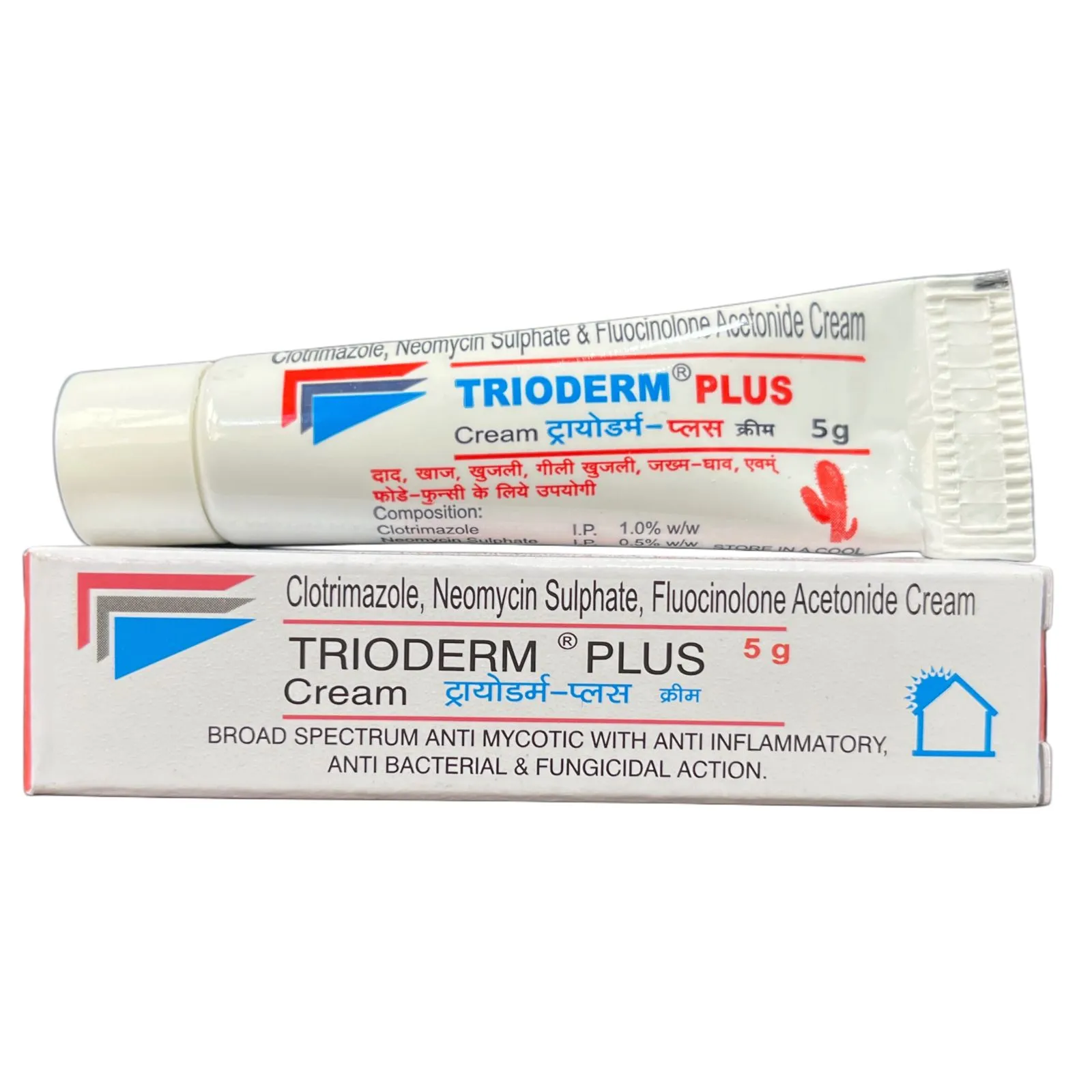 Trioderm For Rash Trioderm Plus Cream 5gm - Jeevandip