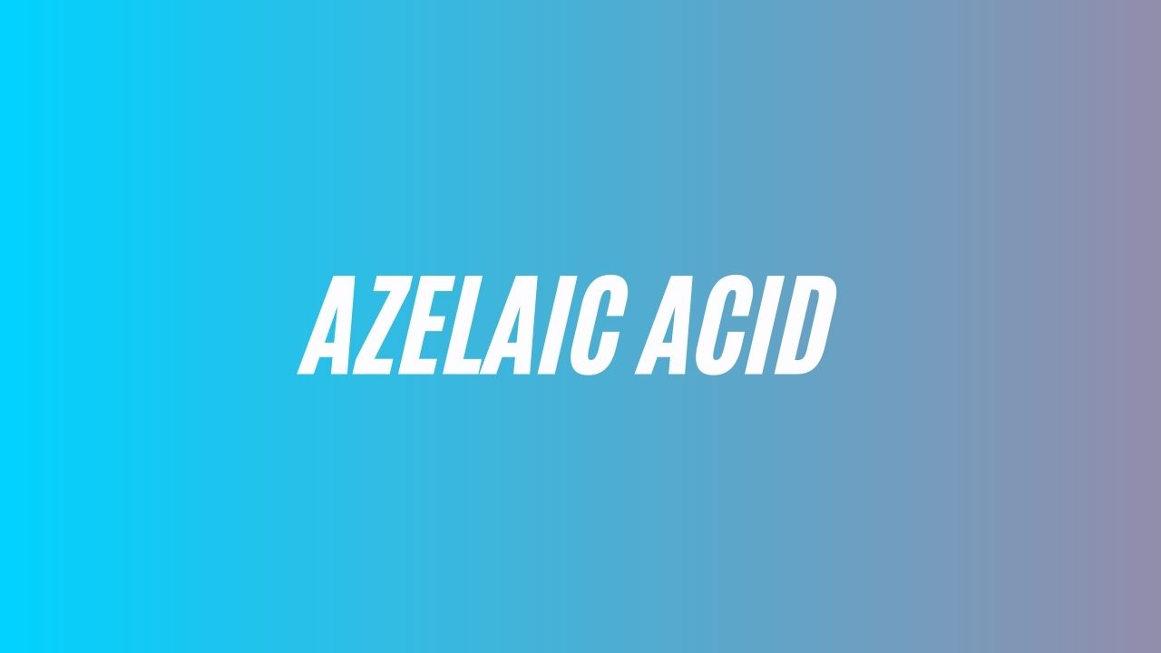 Azelaic acid topical