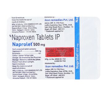 Naprolet 500 Tablet