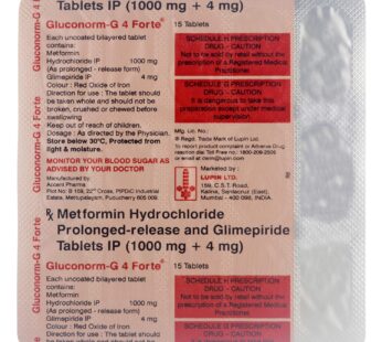 Gluconorm G 4 Forte Tablet