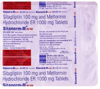Sitanorm M 100/1000 Tablet