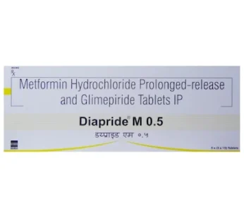 Diapride M 0.5 Tablet
