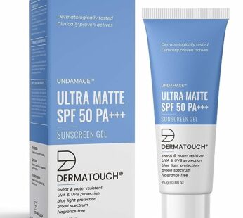 Dermatouch Ultra Matt SPF50+++ Tinted Sunscreen Gel 25gm