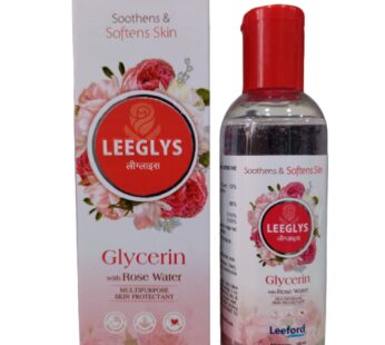 Leeglys Glycerin With Rose Water Soft And Smooth Skin 100ml