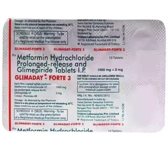 Glimaday-Forte 3 Tablet