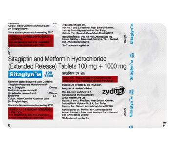 Sitaglyn M 100/1000 Tablet